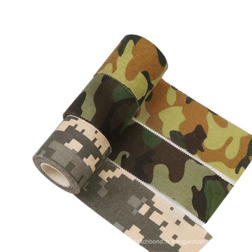 Ruban adhésif en toile de camouflage à usage général avec adhésif thermofusible pour la fixation